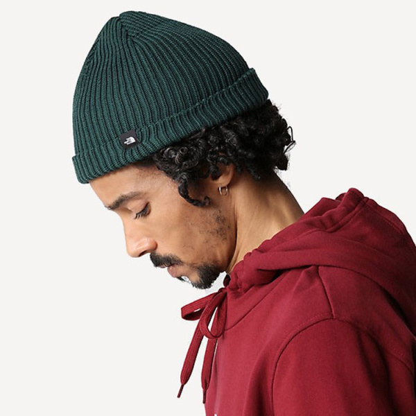 Шапка TNF Fisherman Beanie (one size; ponderosa green dark heather)